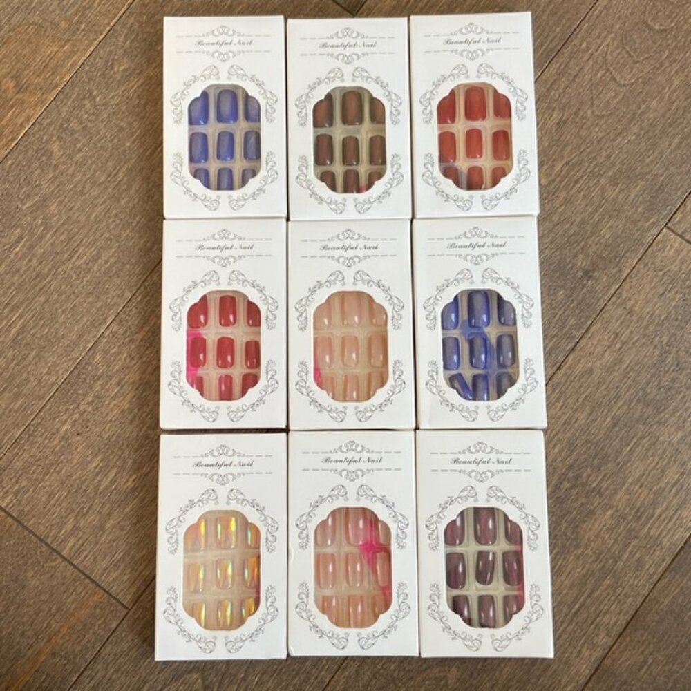Press on nail kits x9